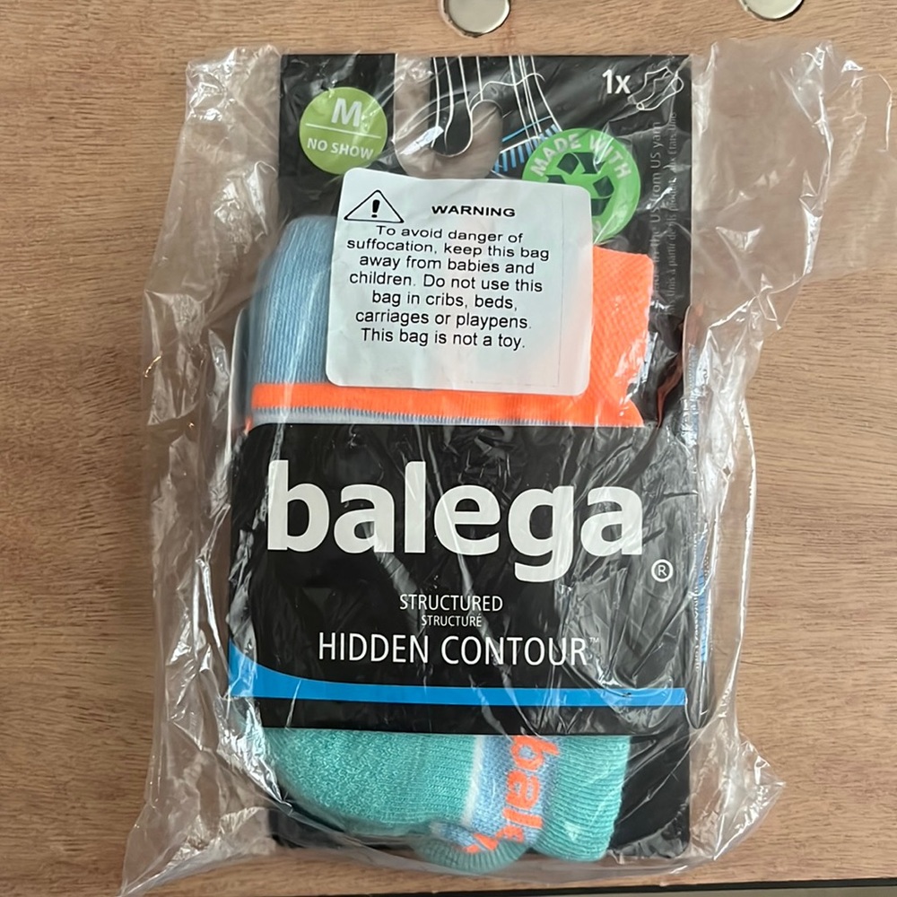 Balega Running Socks. Size medium.